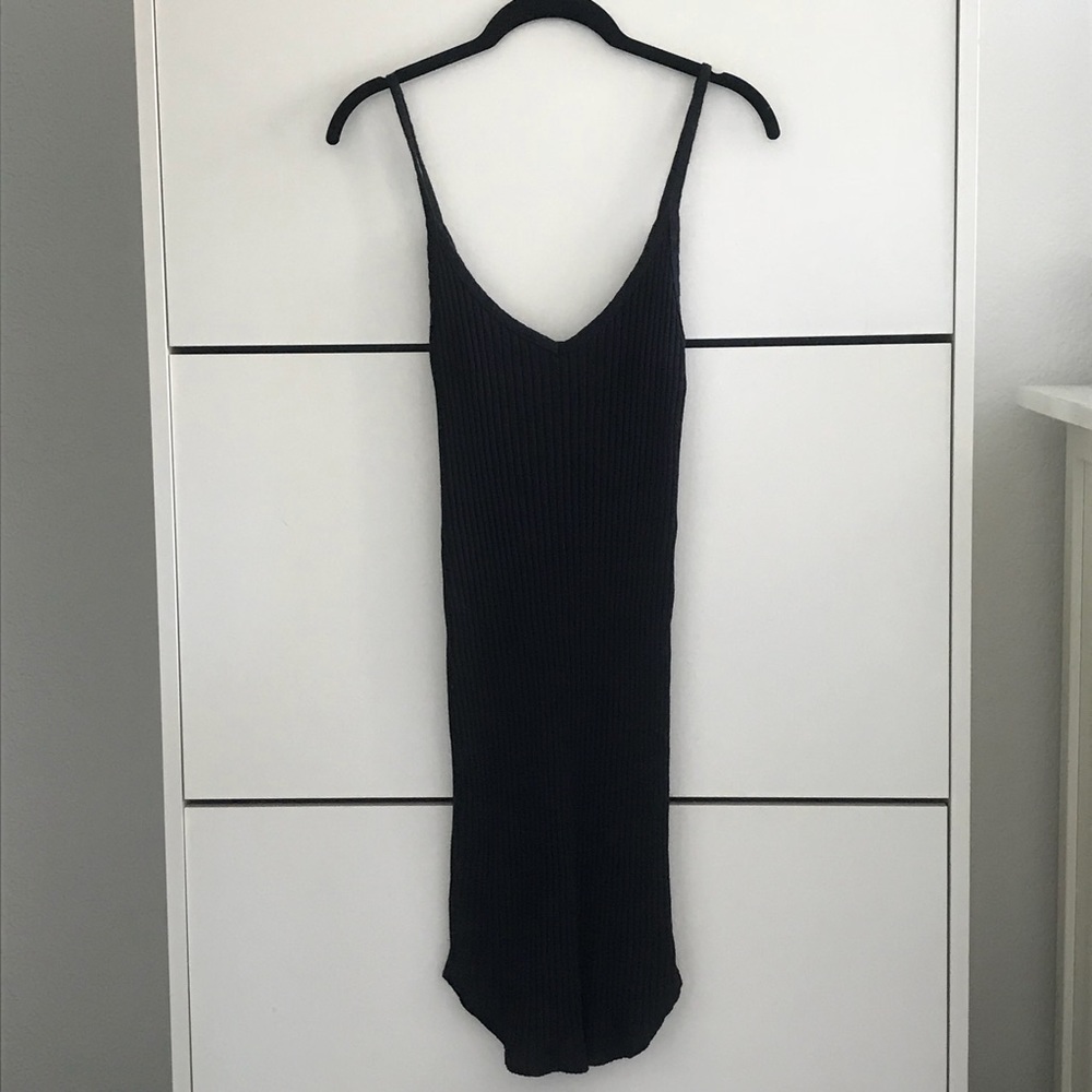 Urban Outfitters Ribbed Mid Length Slip Dress